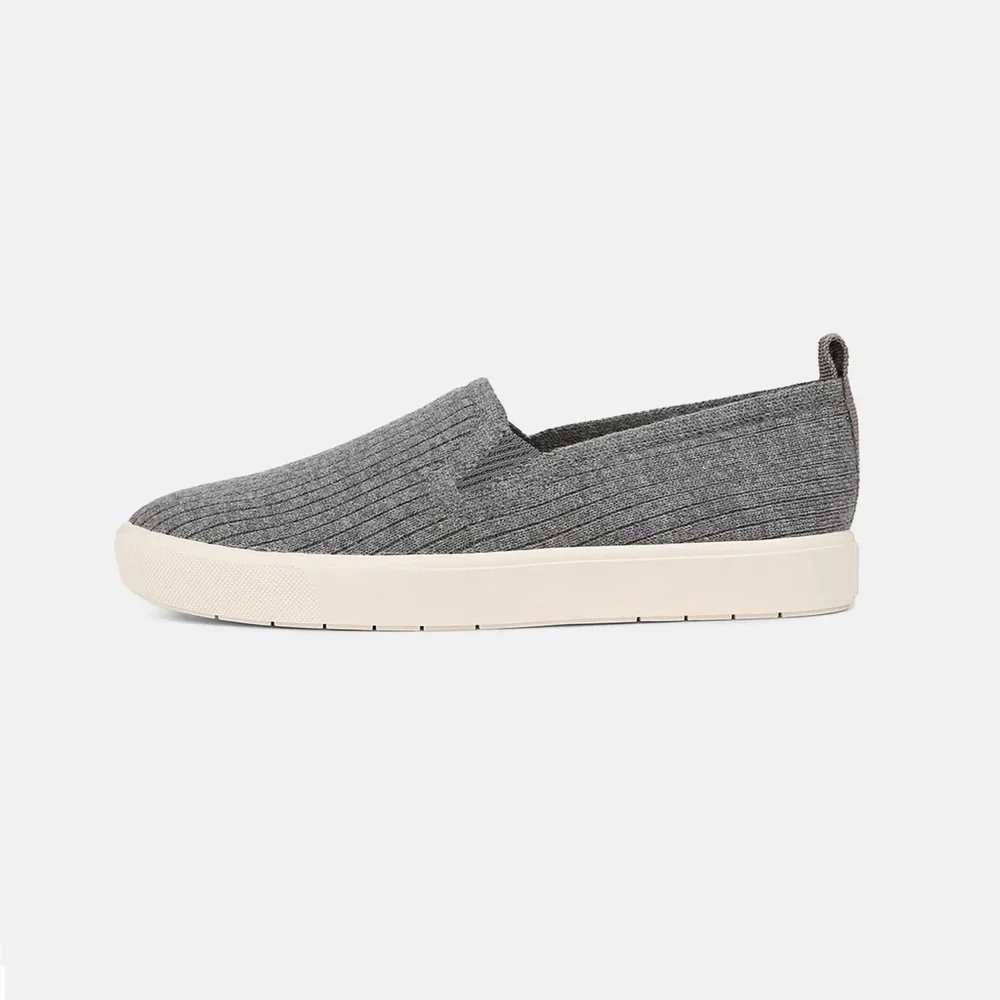 Vince Blair Knit Slide Ons Grey - Picture 2 of 8